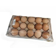 Pack de 15 œufs frais