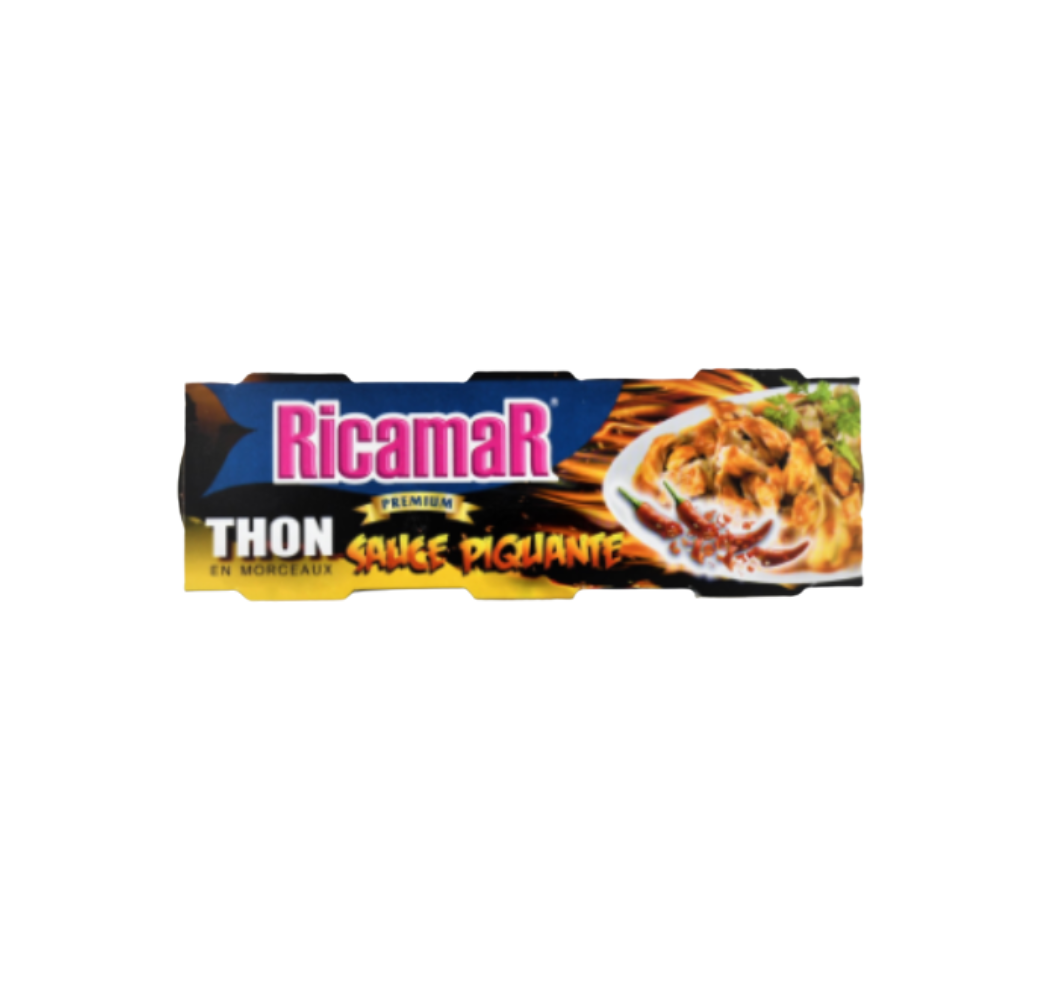 Thon en sauce piquante Ricamar – 65g x 3