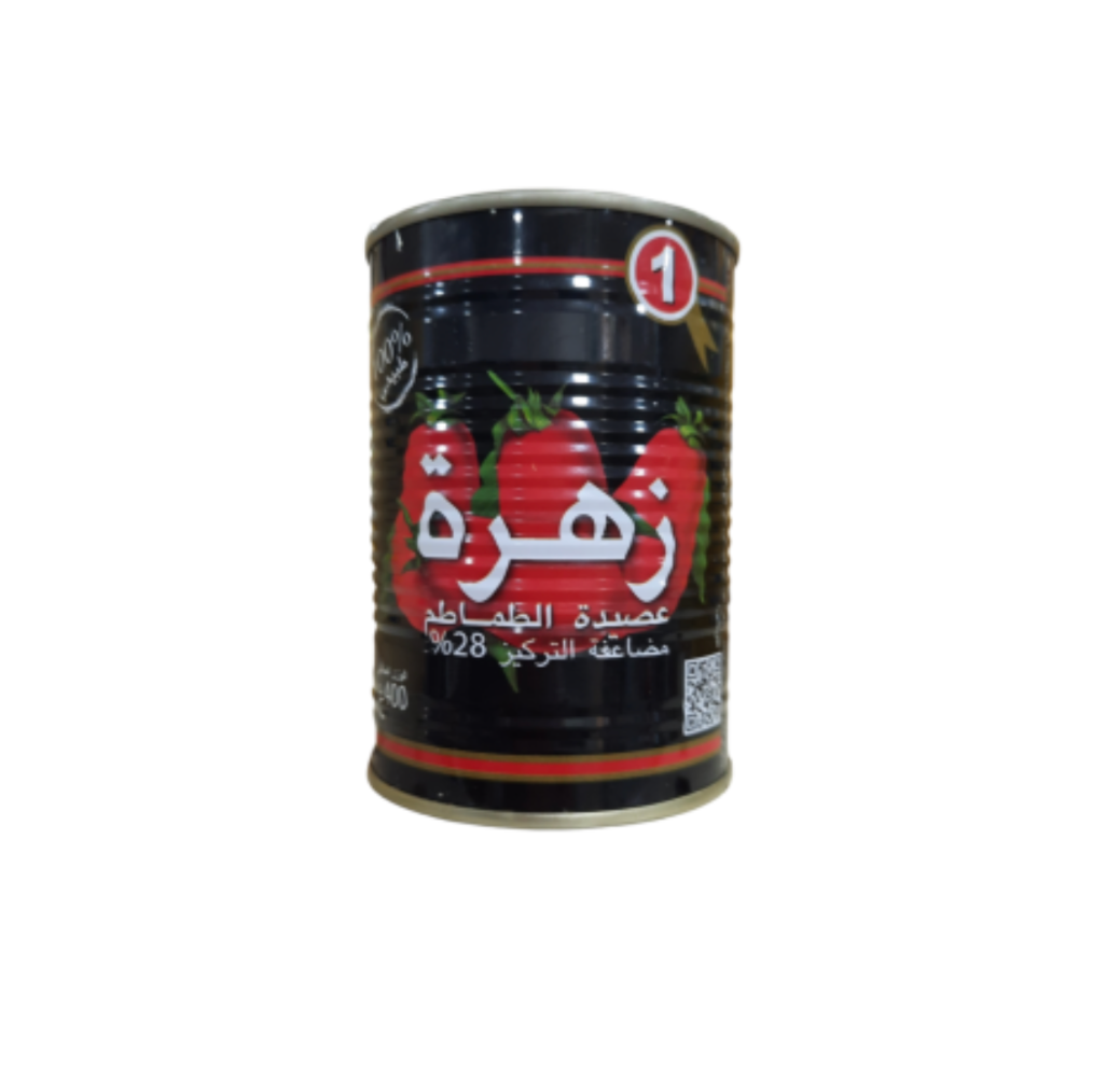 Purée de tomates double concentrée Zahra – 400g