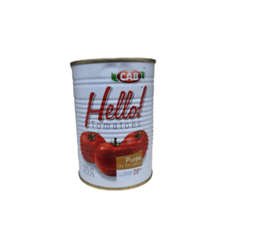 Purée de tomates double concentrée – CAB Hello – 400g