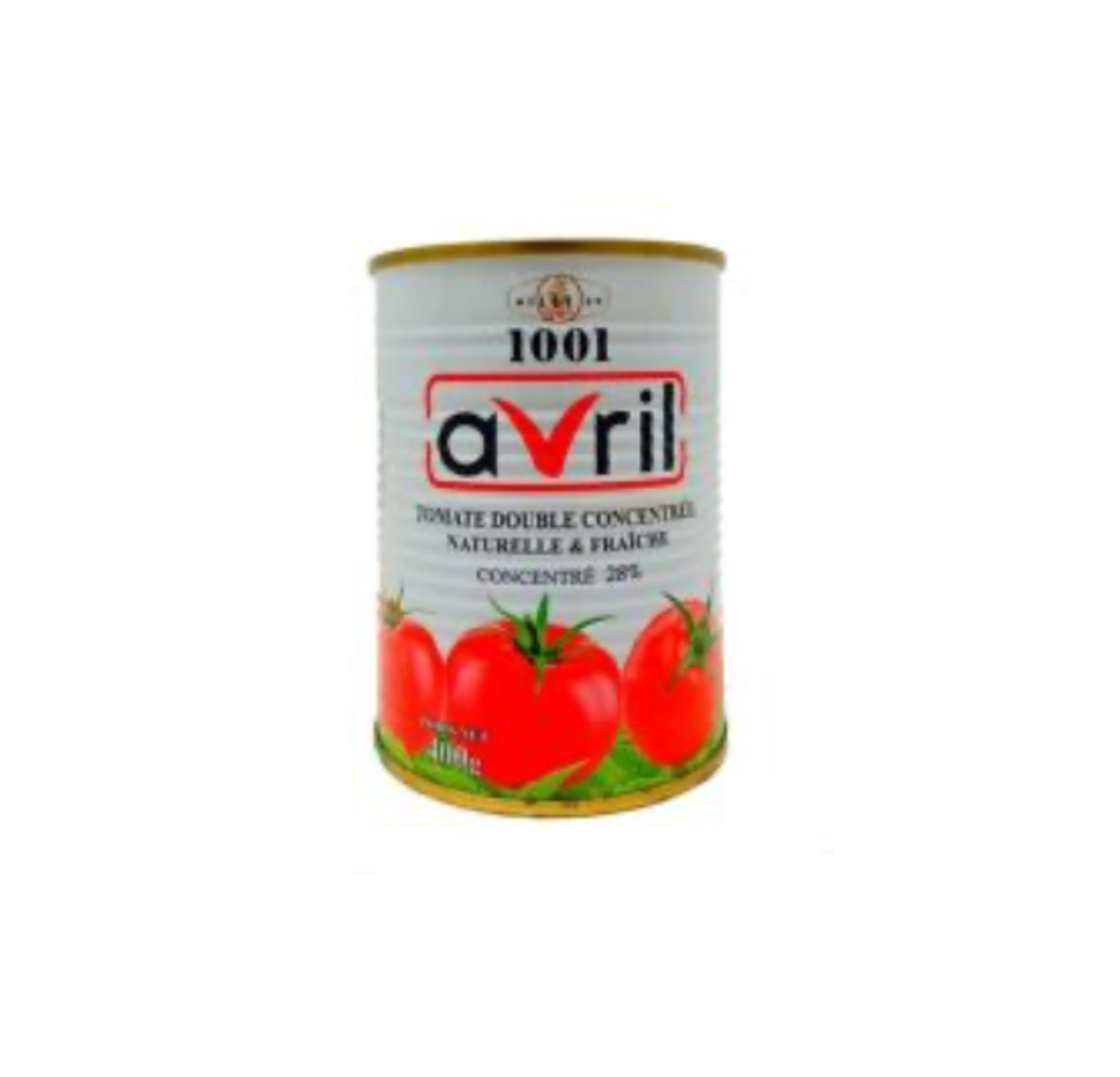 Tomate double concentrée Avril 1001 – 400g