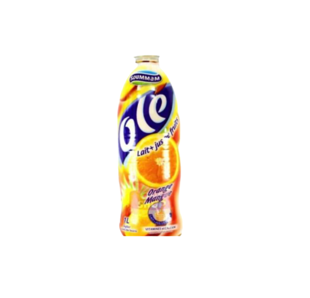 Lait+jus de fruit Olé Orange-Mangue -1L