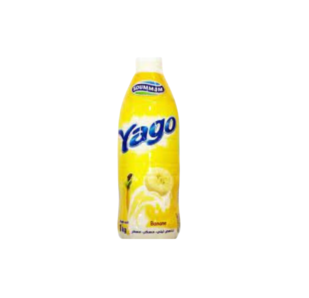 Yaourt à boire Yago Soummam banane -1L