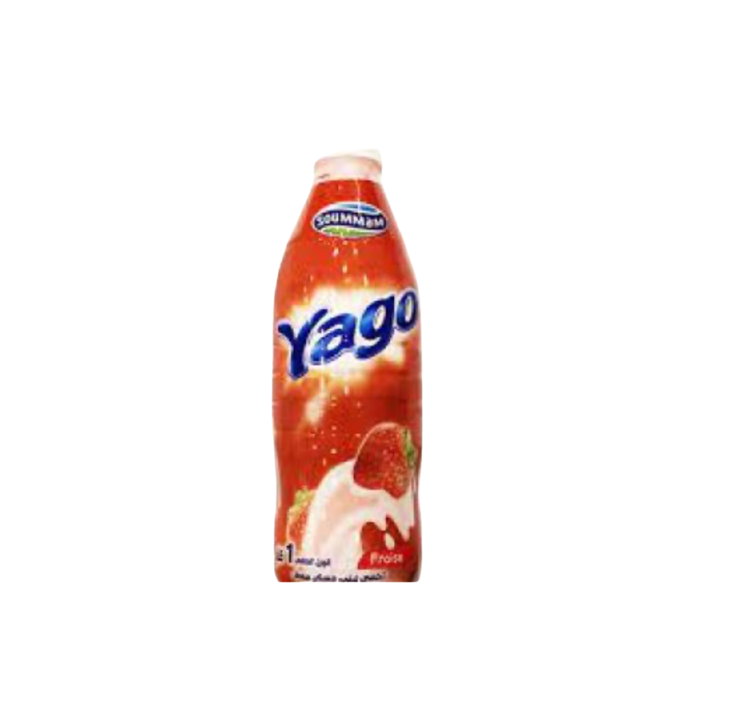 Yaourt à boire Yago Soummam Fraise -1L