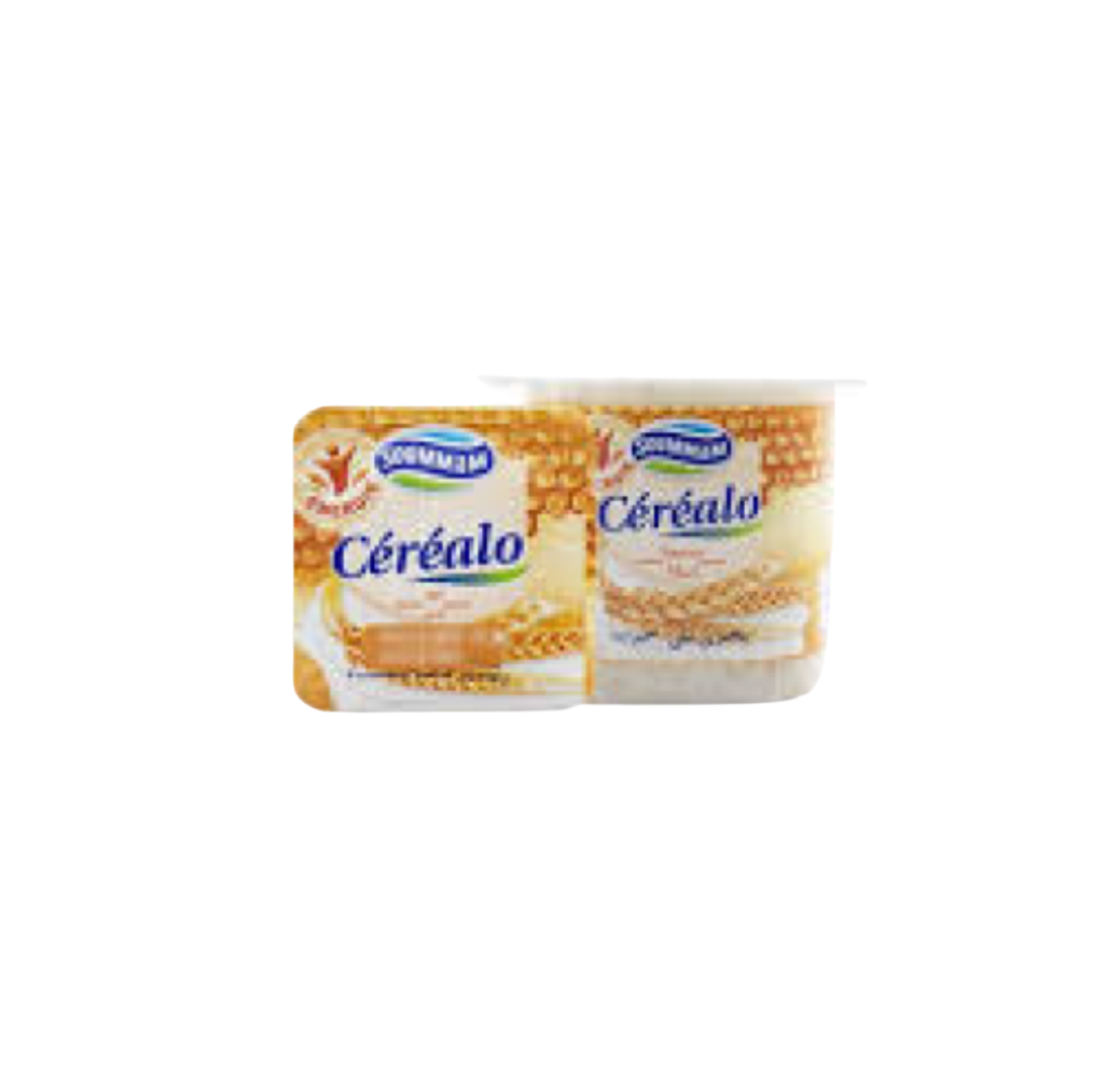 Yaourt Céréalo – saveur miel – Soummam – 100g