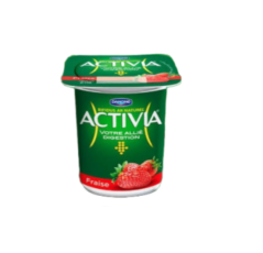 Yaourt aromatisé Activia – Fraise – 100g