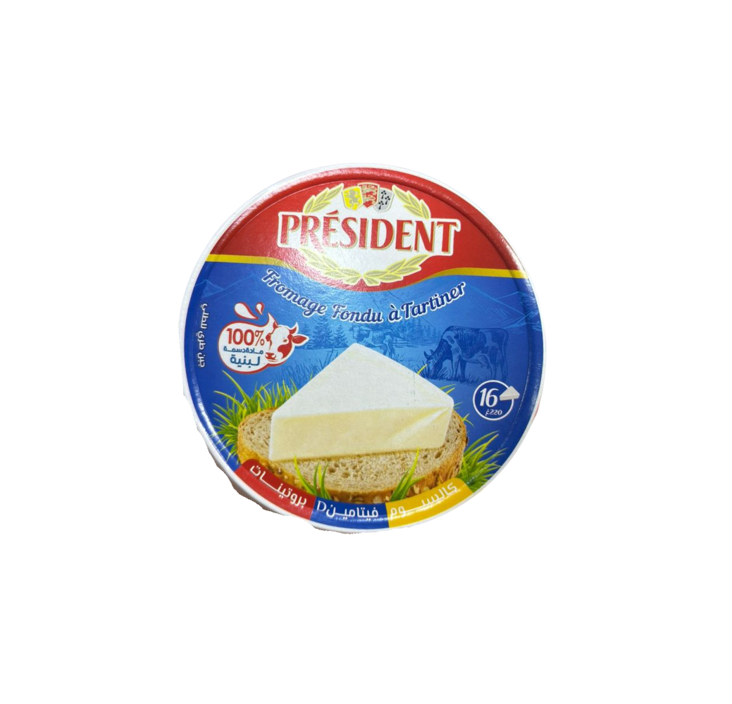 President Fromage Fondu à Tartiner 16 portions