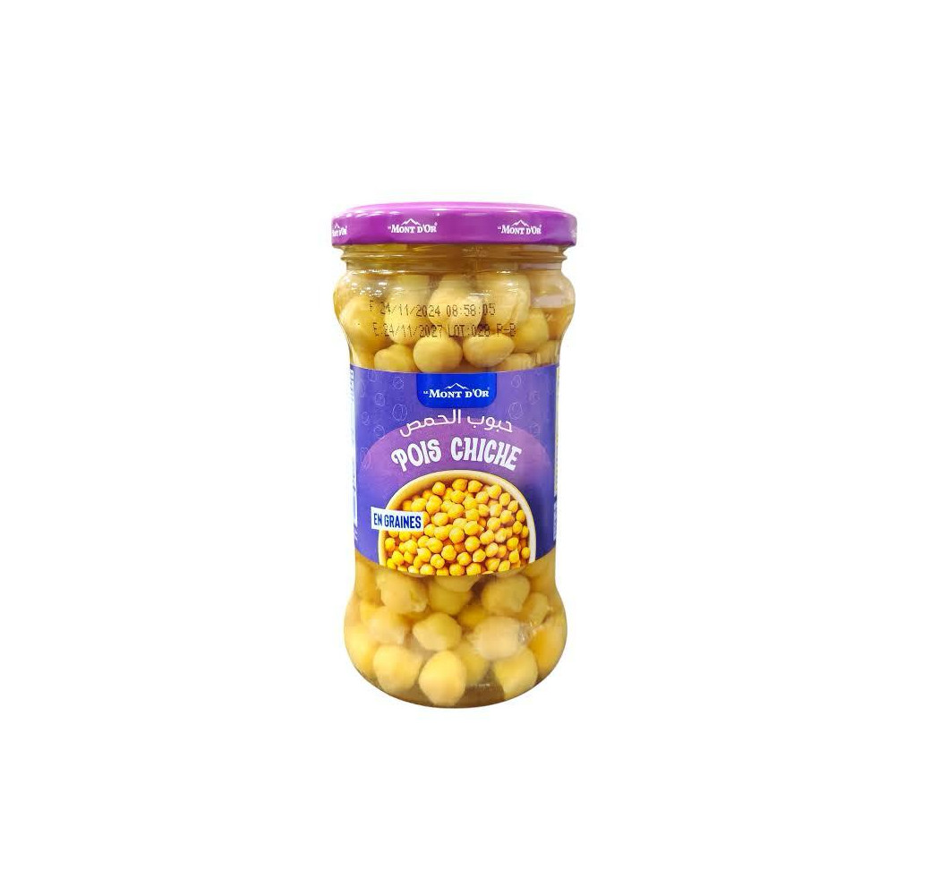 Pois chiches en grains Mont d’Or – Conserve 580 g