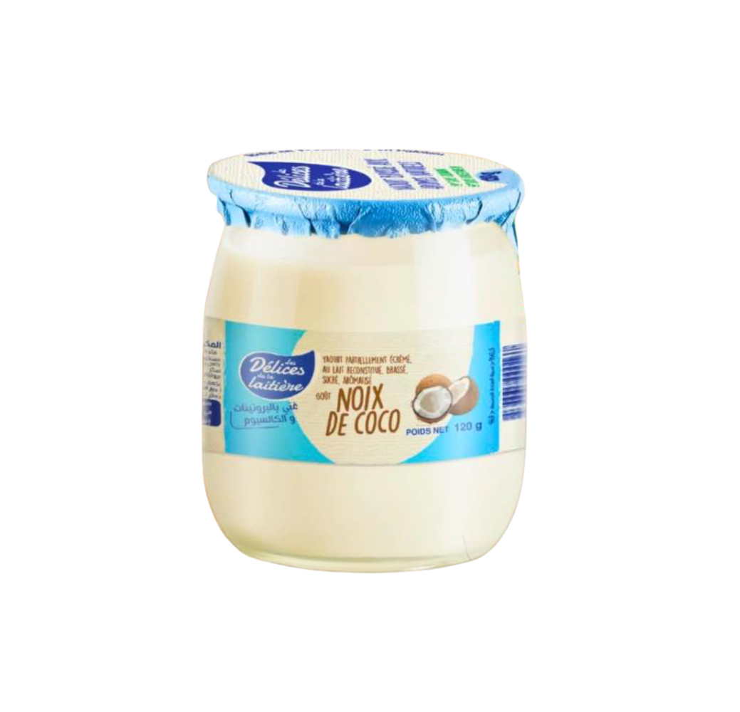 Yaourt Brassée Noix de coco Les Délices de la Laitière 
