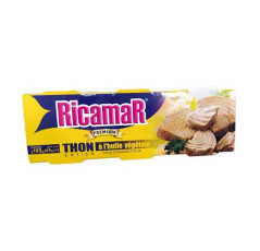 Ricamar thon à l’huile — pack de 3 boîtes