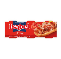 Isabel thon tomate– pack de 3 boîtes