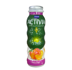 Yaourt Liquide Danone Activia Peche 150g