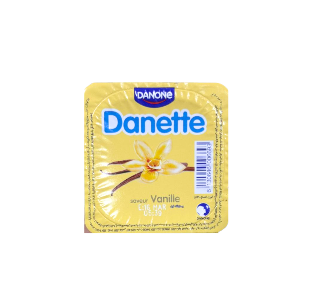 Yaourt Pot Danone Danette Vanille