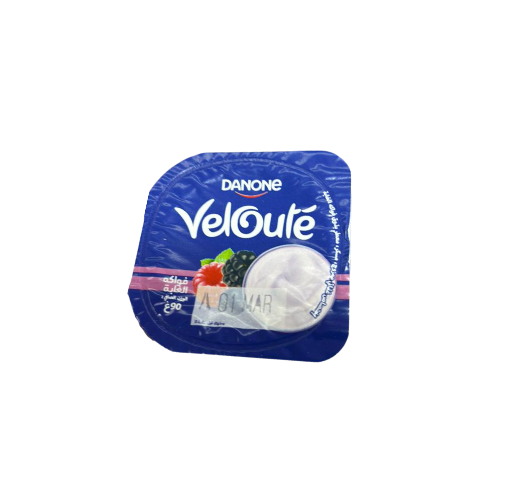 Yaourt Pot Danone Velouté Fruits Rouge