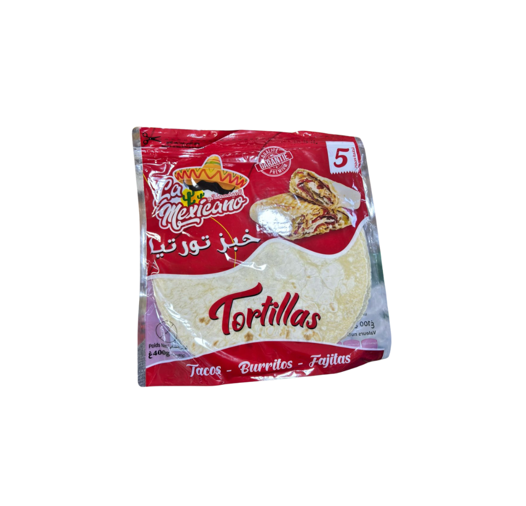 La Mexicano Pain Tortillas 5 Feuilles 400g