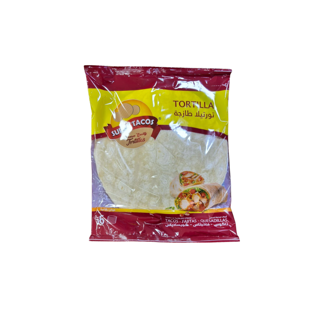 Supra Tacos Pain Torillas 6 Feuilles 