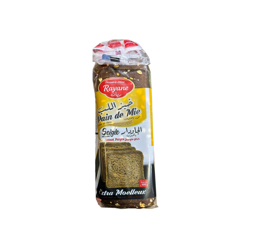 Rayane Pain De Mie Seigle 500g
