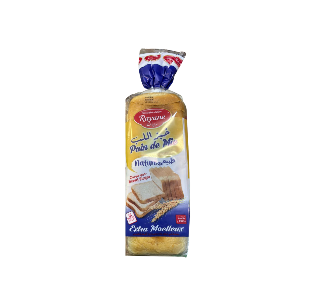 Rayane Pain De Mie Nature 500g