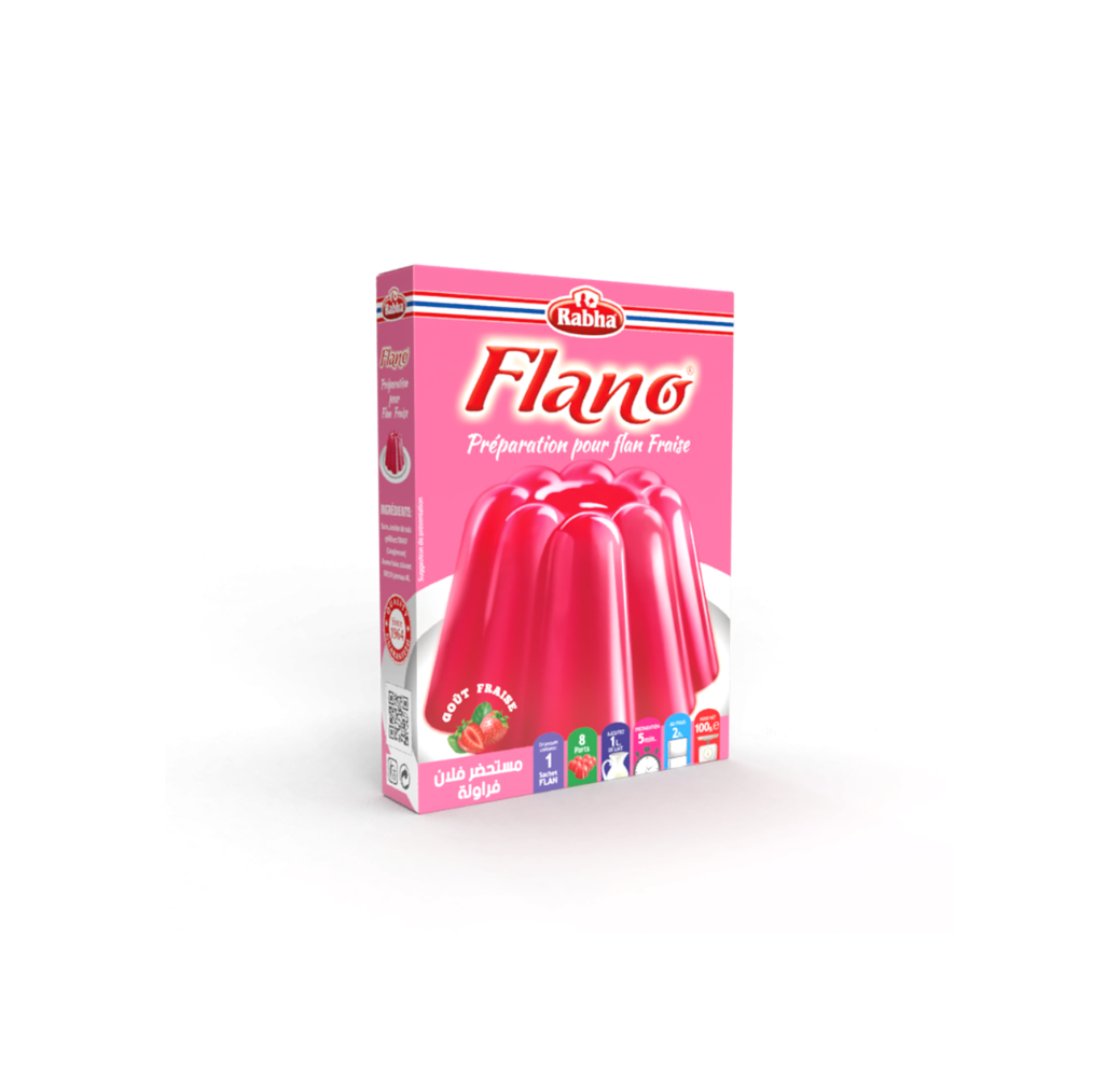 Rabha Flano Flan Fraise 