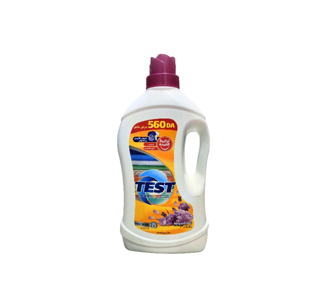 Test Propreté Parfaite Machine Fleurs Violettes 2.5L