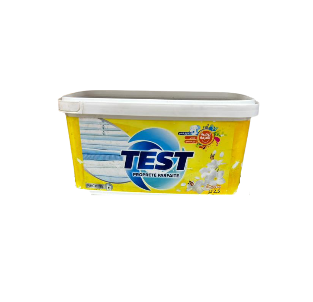 Test Machine Propreté Parfaite Fleurs Blanches 2.5L