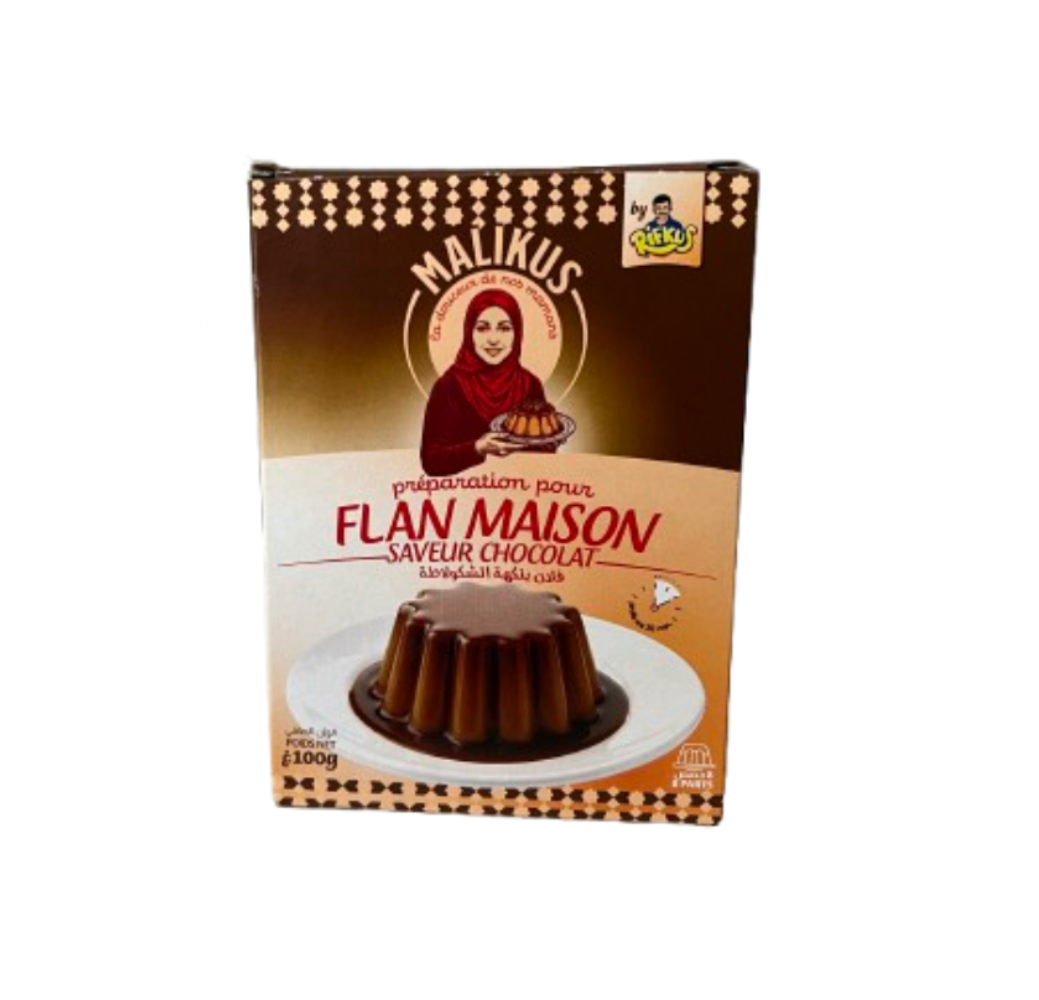 Flan Maison -Malikus be Rifkus- saveur chocolat – 100g