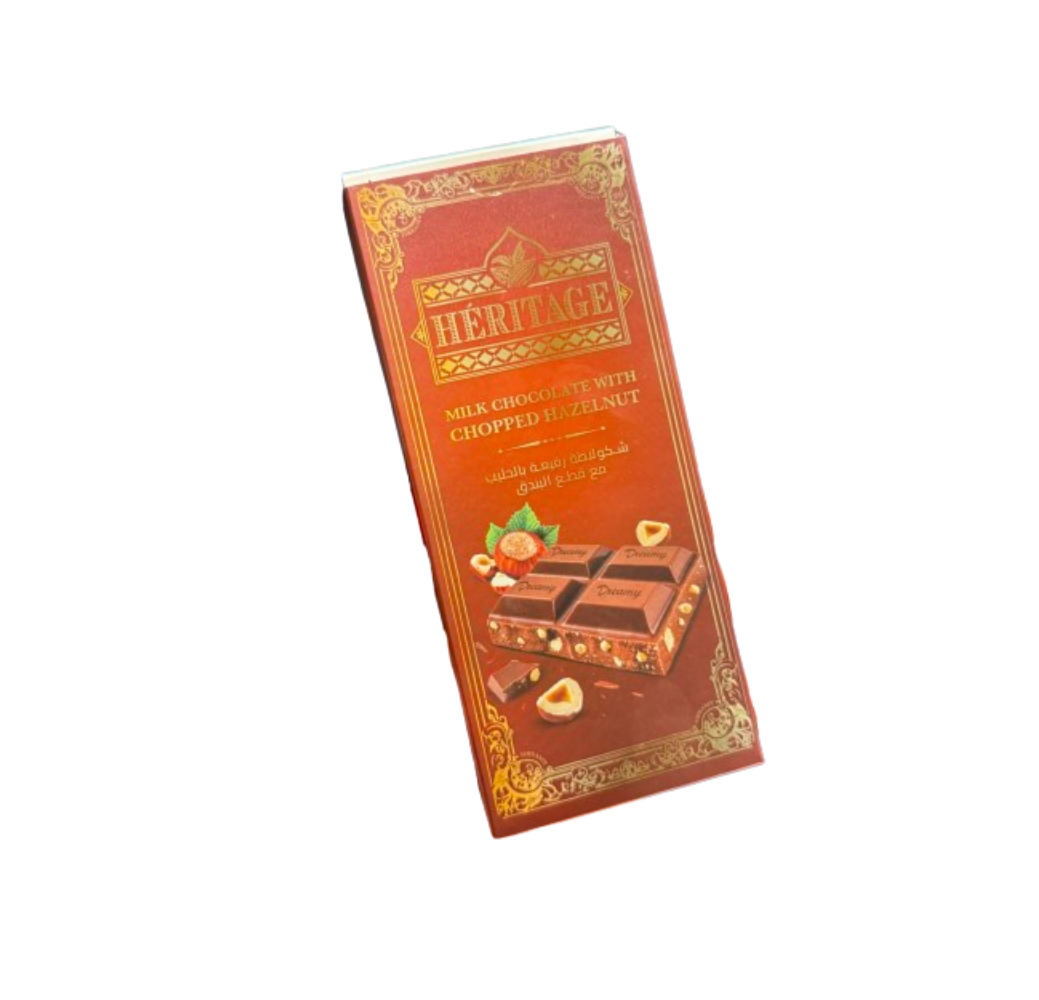 Chocolat au lait – Héritage- Dreamy – aux éclats de noisettes – 100g