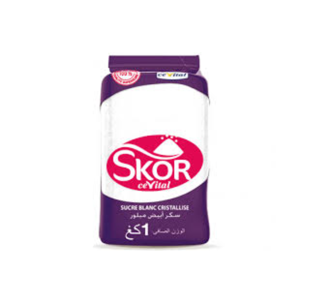 Sucre blanc cristallisé Skor – 1kg