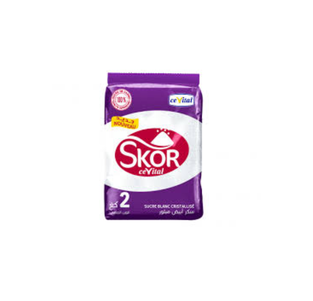 Sucre blanc cristallisé Skor – 2kg