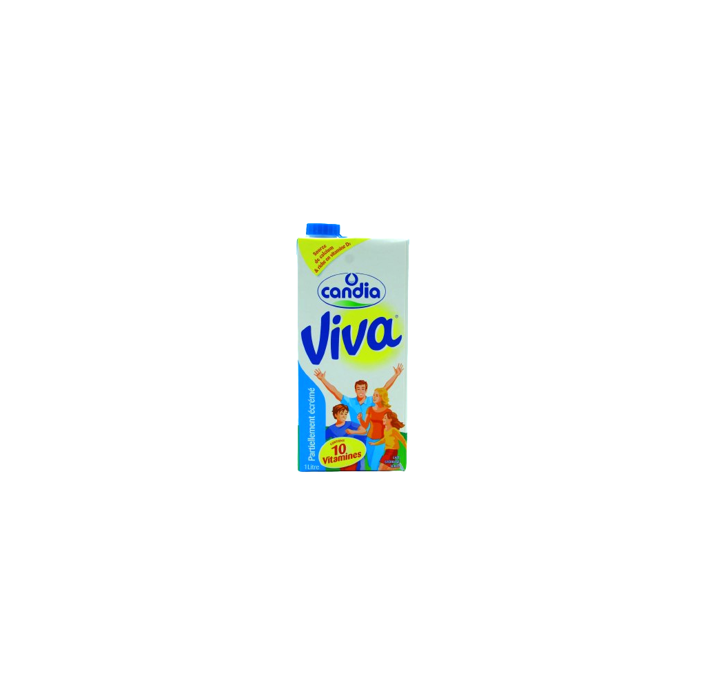 Lait semi écrémé Viva Candia 1L