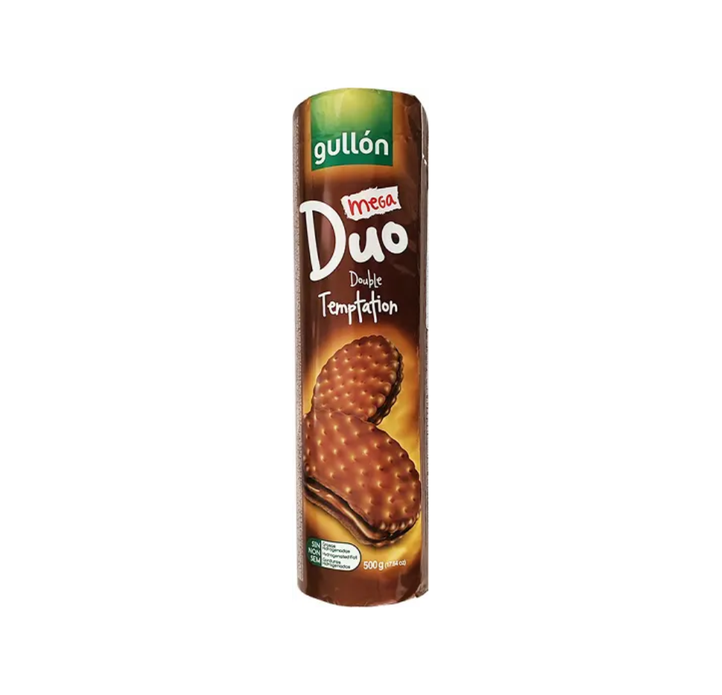 Biscuit Mega Duo Double temptation Gullon 500g