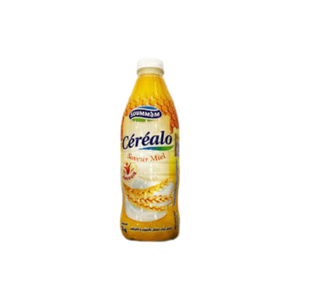 Yaourt Céréalo saveur miel - Soummam - 1L