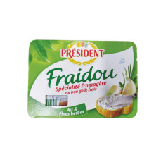prèsident - fraidou- fromage ail et fines herbes -750G