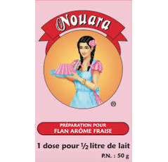 Nouara- flan fraise - 50g