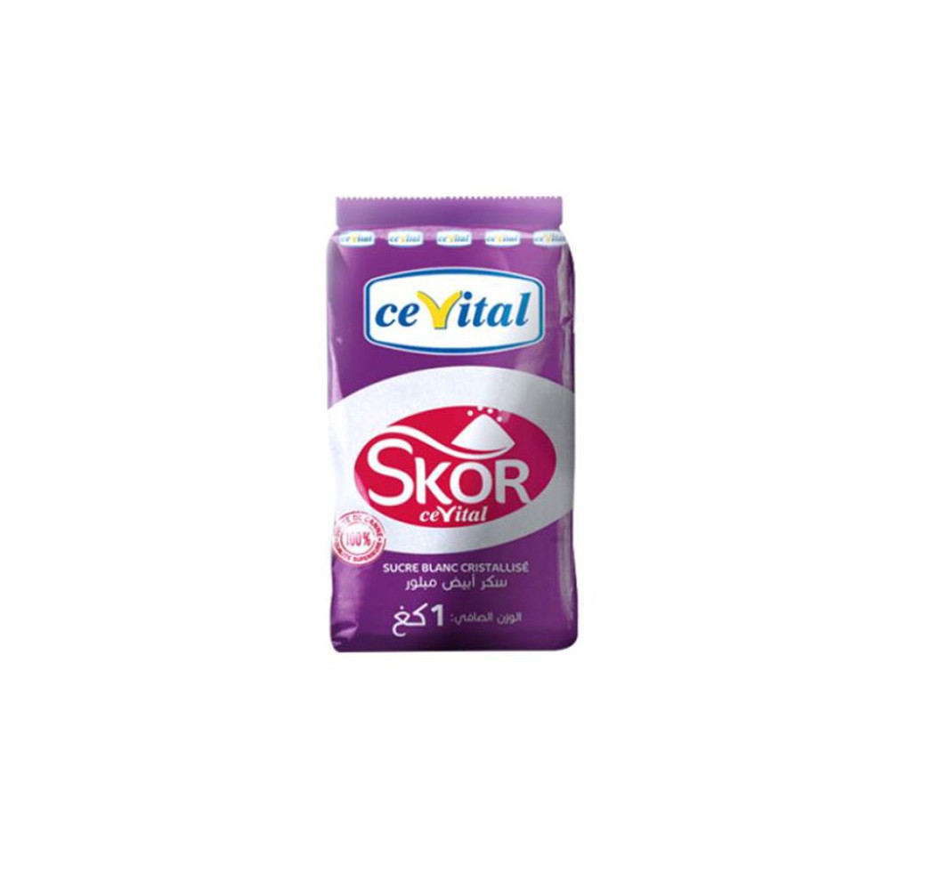 Skor- Sucre Blanc Cristallisè- 1kg