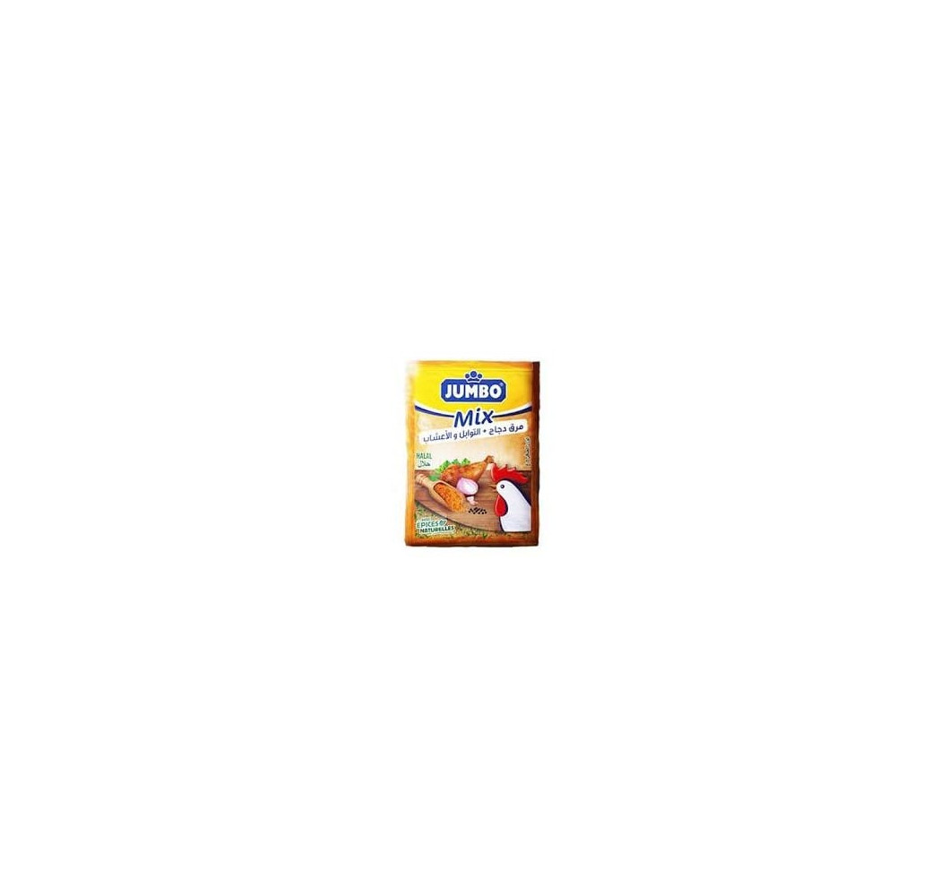 Jumbo Mix - bouillon poulet + Èpices et Herbes - 77g 