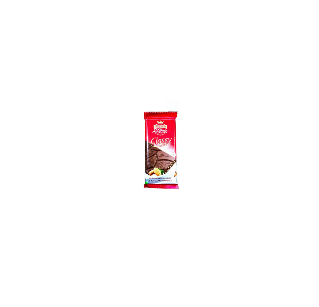 Bimo Classy - Chocolat Extra Fin au Lait & Aux Èclats D'amandes