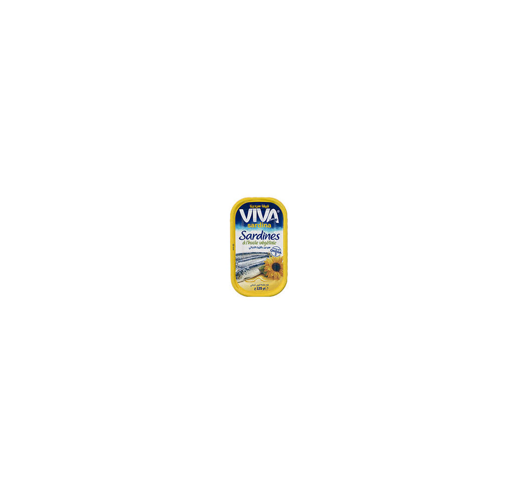 Viva - Sardine á l'huile vègètale - 125g 