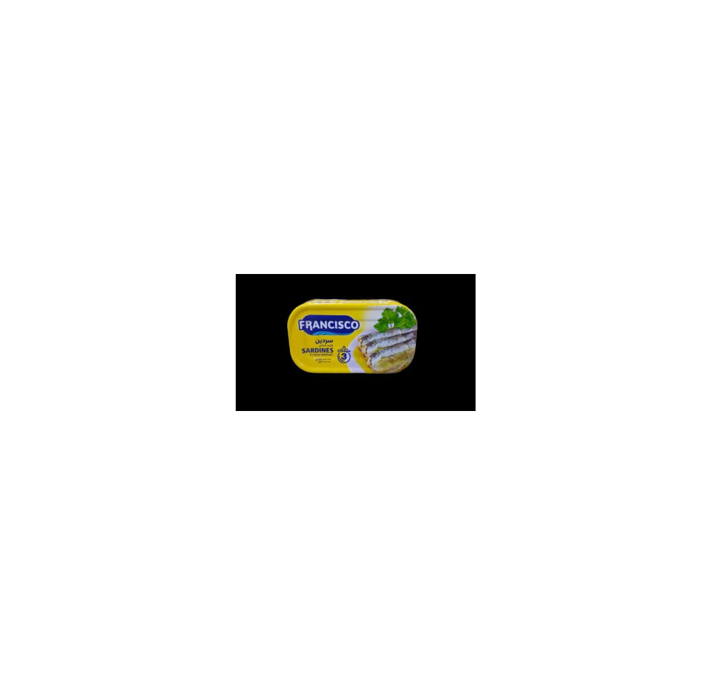 Francisco - Sardines á l'huile Vègètale - 125g 