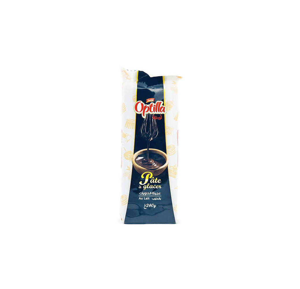 Optilla Pate a Glacer Chocolat au lait 240G