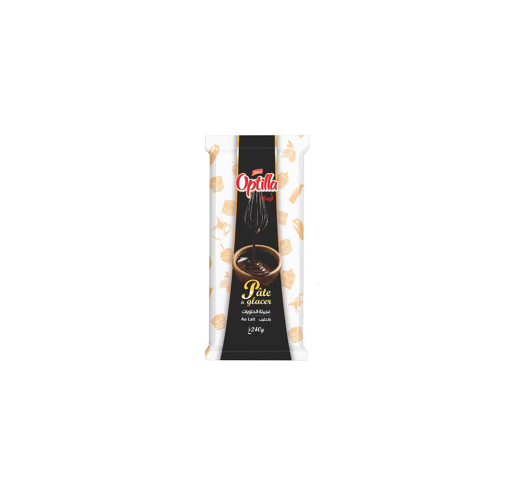 Optilla Pate a Glacer Chocolat au lait 240G