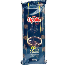 Optilla Pate a Glacer Chocolat Noire  240G