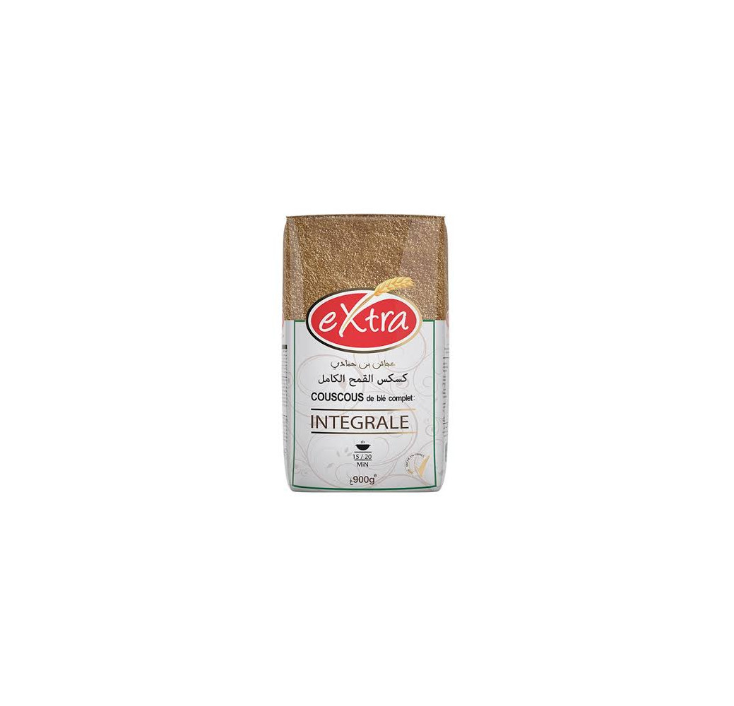 COUSCOUS DE BLÉ COMPLET EXTRA 900G EXTRA