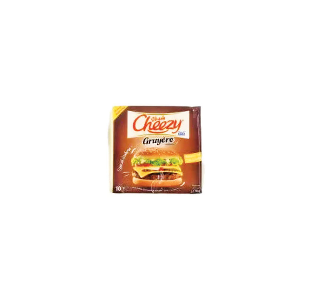 FROMAGE SLICES CHEEZY 170G GRUERE