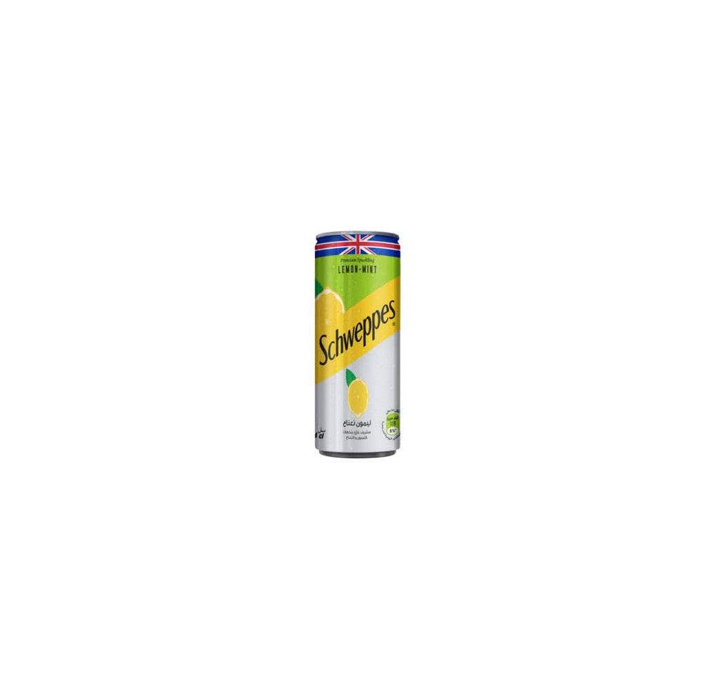 Eau Gazeuse Schweppes Canette Citron 25cl 