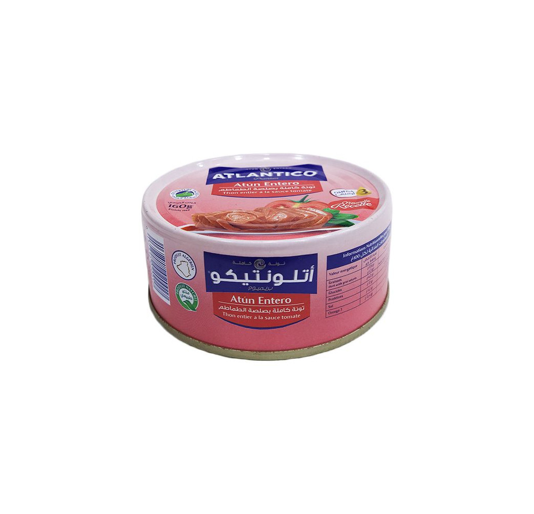 THON ATLANTICO 160G Á LA TOMATE 