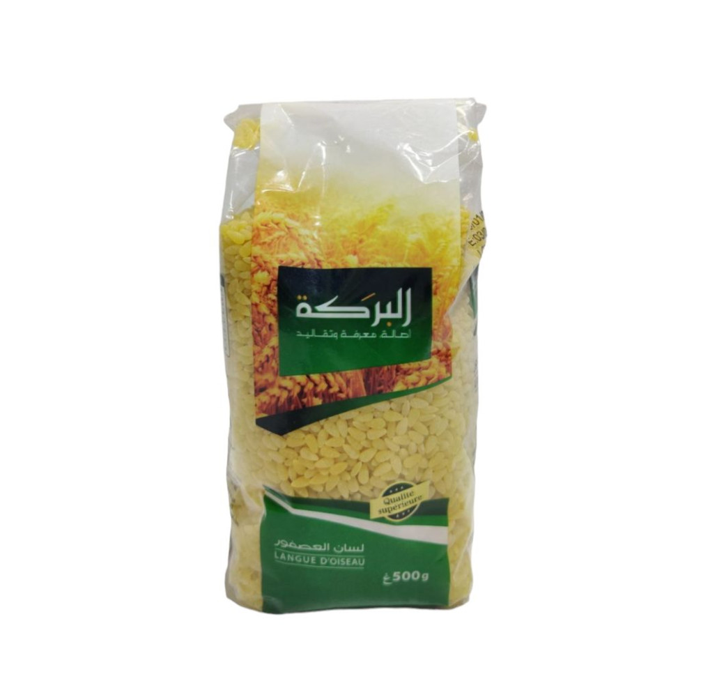 El Baraka Pâtes Langue d’oiseau 500g