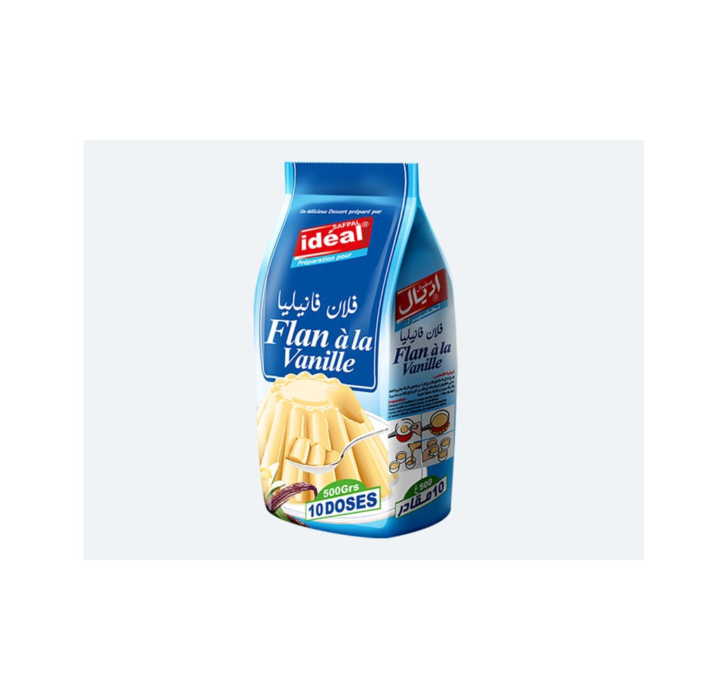 Idéal Flan Goût Vanille 500g 