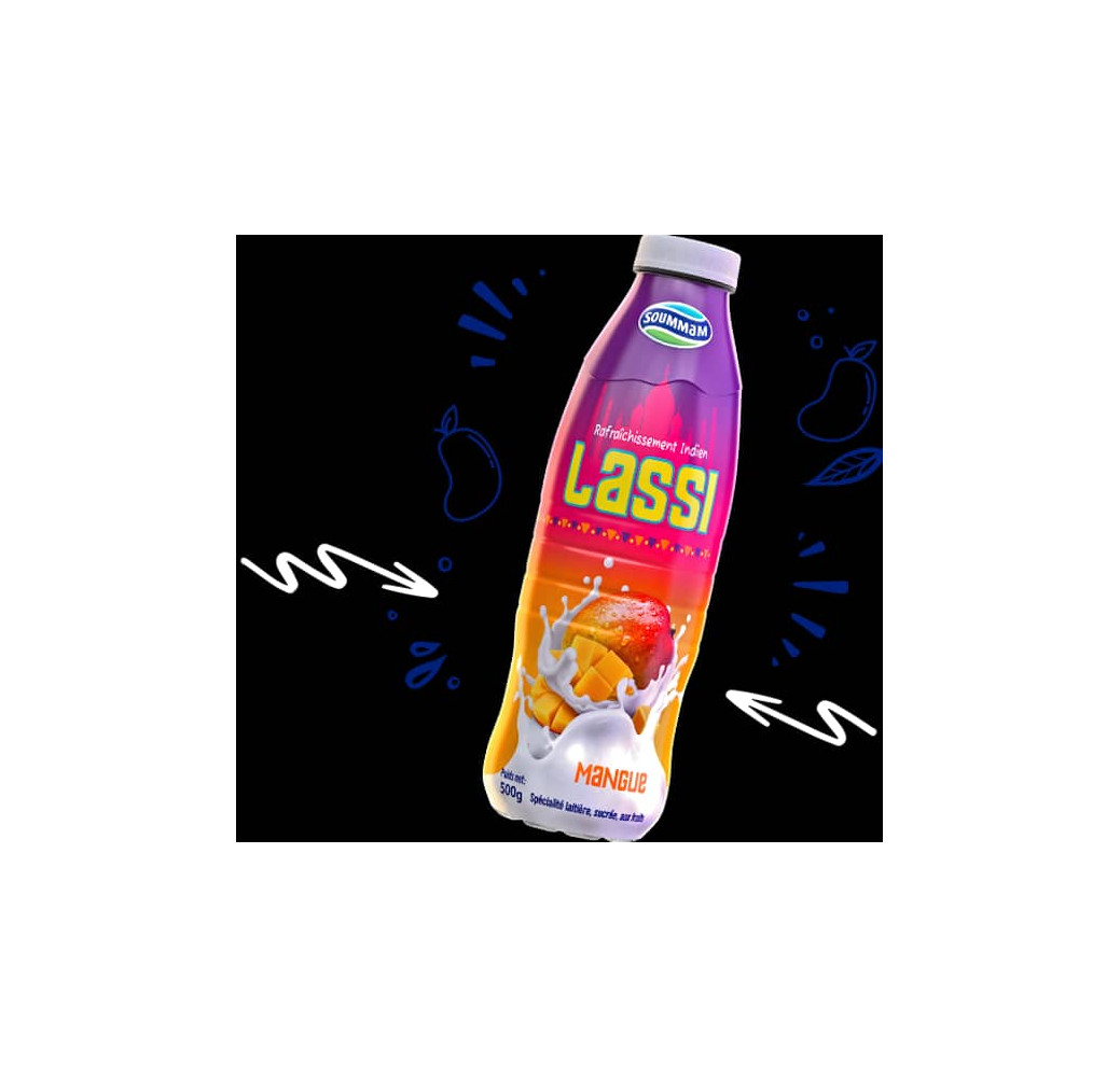 Soummam – Lassi Yaourt Mangue 500 ml