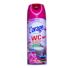 Désodorisant L’Orage WC – Parfum rose -400ml